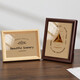 Photo frame empty frame table picture frame mounting 5 inches 6 inches 7 inches 8 inches simple hanging wall decoration wooden frame license frame walnut color 12 inches 20*30cm