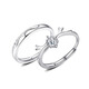 MZMZ platinum couple ring pt950 platinum engagement ring fashionable wedding ring Valentine's Day birthday gift for girlfriend light luxury model-Yilu has you ring