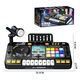 Daquwan Simulation DJ Disc Disc Joueur Bluetooth Lighting Musique Rythme Electronic Piano Children's Musical Instrument Toys Multifonctional DJ [Version de base] Black
