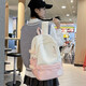 Sac à dos polyvalent simple et à la mode pour les étudiants de grande capacité de grande capacité lycée lycéen élèves sac à dos sac à dos décontracté rose