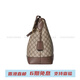 Gucci (GUCCI) OphidiaGG front brand logo paired with leather bucket bag shoulder bag women's beige paired with ebony basic package (bag + dust bag)