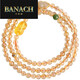 Banach Mirror Golden Hair Crystal Bracelet Women's Crystal 108 Buddha Beads Yellow Hair Crystal Gourd Bracelet Beads 6mm Three Circles