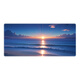Three-color cat mouse pads super large anime atmosphere landscape mouse pads gaming computer keyboard pads for boys home e-sports table pads smooth lock edge anti-slip customization larger thickened high appearance 14082 Sunrise at sea 60 cm x 30 cm x 3 mm