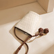 Viney Cowhide Bag Damenbeutel Bucket Bag Nische leichte Luxus ein Schulter-Crossbody-Tasche Geburtstagsgeschenk High-End-Gefühl für Freundin Frau