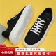 KLWPVD canvas shoes for men 2025 new spring and summer breathable men's shoes one-foot lazy shoes black casual shoes black 39