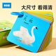 Leleyu Baby Cognitive Card Infant Early Education Aufklärungsbuch Tierzahlen anzeigen Bilder Kinder -Flash -Kartenspielzeuggeschenke