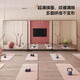 Haojunbo dance mirror dance home yoga dance dance studio gym big mirror full body floor movable dressing mirror [Ultra-clear explosion-proof] 178*60 Obsidian black-recommended (with wheels + delivery upstairs)