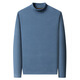 Dy Shirt de base en velours allemand double face T-shirt à manches longues à manche à manches longues et au sommet d'automne Sous-vêtements épais hommes chauds hommes 9901 / brume bleu M