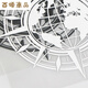 World map compass earth sticker window reflective decoration 12108 KH12108 Map world compass earth reverse
