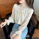 
Star Bellie 6187 Very Fairy Chiffon Top Design Female Niche Female Style Gentle Super Fairy Ruffle Shirt White S