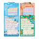 Leleyu Children's Intelligent Early Education Chinese Pinyin English International Phonetic Symbol Learning Machine Hang Chart Toys Children's English English Learning Machine-Battery Model (Ordinary Color Box Pack