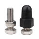 Thread protective cap, anchor bolt, street light protective sleeve, hexagonal screw, anti-rust cover, plastic nut, screw cap, M8*12*25 (100 pcs)