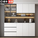 
Sideboard cabinet wall integrated display cabinet modern simple storage cabinet household wine cabinet tea cabinet storage storage cabinet style 12240*40*220 SF Express installation