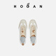 HOGAN【TC】女鞋H684系列运动休闲鞋平底鞋简约系带鞋 白色 35