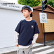 Converse Converse pure cotton splicing fake two-piece long T for boys and girls 2025 autumn new fashionable and comfortable tops