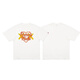 Lee Kids Japanese Retro English Letters Cartoon Imprimé à manches courtes à manches courtes en bambou T-shirt en vrac 3890 noir M