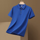 Pierre Cardin T-shirt à manches courtes pour hommes 2025 Été Nouveau glace Polo Collier Collier Couleur décontractée Couleur solide à moitié à manches