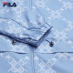 FILA 斐乐官方女士梭织外套2025夏新款休闲舒适满印防晒连帽上衣 满印一-ZA L 170/88A/L