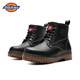 Dickies Martin Boots Мужские ботинки осень и зимние британские кожаные ботинки Пара ботинки мужчин и женские модные рабочие ботинки Универсальные мужские туфли черные (мужской стиль) 39 [размер больше, подходит для спортивной обуви 40]