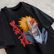 Hong Ruiba Kurosaki Ichigo T-shirt Death T-shirt Bleach court-manche Urahara Kisuke inoue Orihime Manga Vêtements périphériques blanc-E3271 Urahara Kisuke S (80-100jin [Jin est égal à 0,5 kg]))