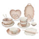 Beibao Jiaogan bowl and dish set household ceramic plate underglaze colored tableware bowl plate light luxury rice bowl bowl utensil gold pattern 4-6 people food gift box 1355 0 heads