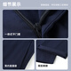 
YOUNGOR (YOUNGOR) men's 630A two-piece single-breasted standard version business suit pure wool thick warm black M 170/92A