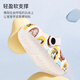 BOBDOG children's slippers, boys and girls, baby sandals, indoor and outdoor soft-soled clogs, off-white, size 170