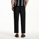 Jack Jones (JACK/JONES) men's cropped pants men's casual pants draped business men's pants summer straight pants men's thin high-end S03 black 32 175