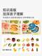 Milu Montessori Early Education 12-year-old cognitive hand-catch board wooden children literacy magnetic puzzle toy letter cognitive paneling
