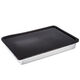 Enshousu 316 stainless steel dumpling box fresh-keeping plate square plate with lid multi-purpose picnic storage box A small + extra thin 1-piece set without anti-stick 230ML 1 hour type + extra deep and extra thick only