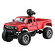 BURJUMAN remote-controlled pickup truck climbing car rc remote-controlled off-road pickup truck with camera, four-wheel drive climbing off-road vehicle, children's electric car, red hollow wheel, no mobile phone remote control and camera, standard one battery, about 30 minutes of play time