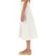 A.P.C.A-Line-Rock für Frauen, vielseitig schlanker ungezwungener formaler Verschleißpendelrock Weiß One Size 38