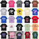 WVGA American Fashion Brand YoungThug Same Sp5der Foam Printing High Street Trendy Loose Camiseta de manga corta Men 6218 Black S Altura 160-170