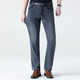 Jiumuwang Jeans Men's 2025 Spring and Summer New Stretch Comfortable All-Match Slim Trousers Straight Pants [Dark Blue] 9866 Thin M Size 42 (3.3) Ruler 106c