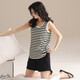 Montagut Vest Hosenders Shorts Anzug für Frauen im Sommer neue süße studentische home dünne lässige und modische zweiteilige Set W6169# One Size M M.