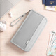 Bonayun Travel Abroad Passport Bag RFID Anti-theft Brush Long Hand-Pack Large Capacity Hand-Hand Wallet Card Bag Certificate Storage Bag