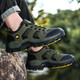 Nuevos zapatos para hombres al aire libre de verano zapatos de senderismo transpirables y sin deslizamiento para acampar zapatos de senderismo fuera de carretera zapatos deportivos casuales 12102 verde militar 40