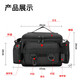 Luya bag stream fishing bag multifunctional waist bag waterproof fishing gear bag tactical backpack messenger bag special price pure black