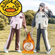 G.DuckKids Girls Plus enlefée Fleece épaissie d'automne et d'hiver 2025 Élèves du collège Costume de baseball en deux pièces de vêtements de sport de mode féminine 1396 Spring et automne noir 150