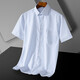 TJQ High-Ded 2025 Summer de manga corta de manga corta de manga corta de la sola de moda de mediana edad y solapa de moda jóvenes de bolsillo de bolsillo de bolsillo real DX6624 DX6624 m /165 [peso recomendado] 100-120Jin [Jin equivale a 0.5 kg]
