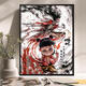 Tigre de tres abril Nezha 2: Demon's Child's Sea Digital Pintura al óleo DIY2025 Nuevo marco interno de color completo pintado a mano de color llenado a mano LL12140 60*80cm marco interno espesado + hermoso marco exterior