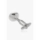Lanvin Metallic Silver Tone Business Gematlinks Accesorios para hombres Metal Manga ovalada Cadena blanca TU