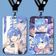 Canchirem peripheral card cover from scratch Another world life event cartoon school card factory card work card protection cover b15673 long lanyard + campus card cover