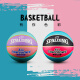 斯伯丁（SPALDING）街头粉色篮球高颜值学生女生专用7号pu耐磨女子蓝球76-897y 76-895y梦幻蓝 七号篮球(标准球)