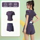 Mejor ropa de bádminton Sports Set Sports de mujer, maratón rápido, maratón, con ropa, ropa seca rápida, adelgazante de yoga