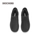 Skechers flash shoes | Winter new men's shoes, comfortable casual shoes, warm plus fleece cotton shoes, snow boots 205606, all black/BBK 41
