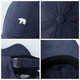 
2025 large-headed baseball cap men and women spring and autumn big face showing face small wide hat brim baseball cap men and women sun hat navy blue