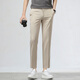 VERSINOTRSV brand men's trousers men's slim straight cut-out pants casual pants summer thin stretch men's pants gray-blue 9921-Summer thin 30