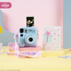 Fuji instax miniSE one-time imaging instant camera travel smart photo gift blue package 2 official content + white border 20 photos + SE silicone case