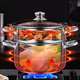 Double-layered steamer, stainless steel upper and lower steamer, steamed buns and noodles, induction cooker, gas stove, universal soup pot steamer, stainless steel, 2 layers, 18cm